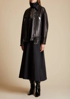 The Herman Jacket In Black Leather
