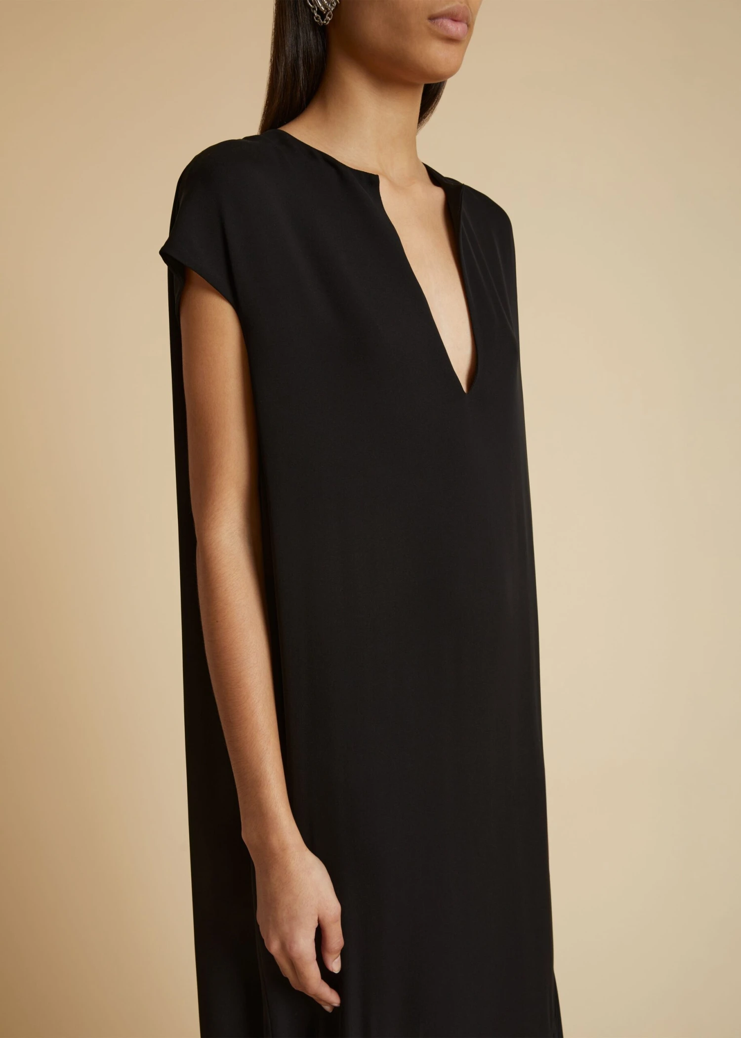The Hobbs Dress In Black 5 The Hobbs Dress In Black - Image 5