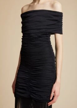 The Jacinta Dress In Black -Fashion Girl Sales Shop JACINTA BLACK 0048