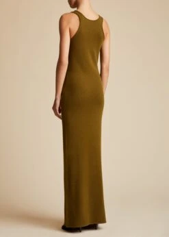 The Jaime Dress In Avocado -Fashion Girl Sales Shop JAIME AVOCADO 0029