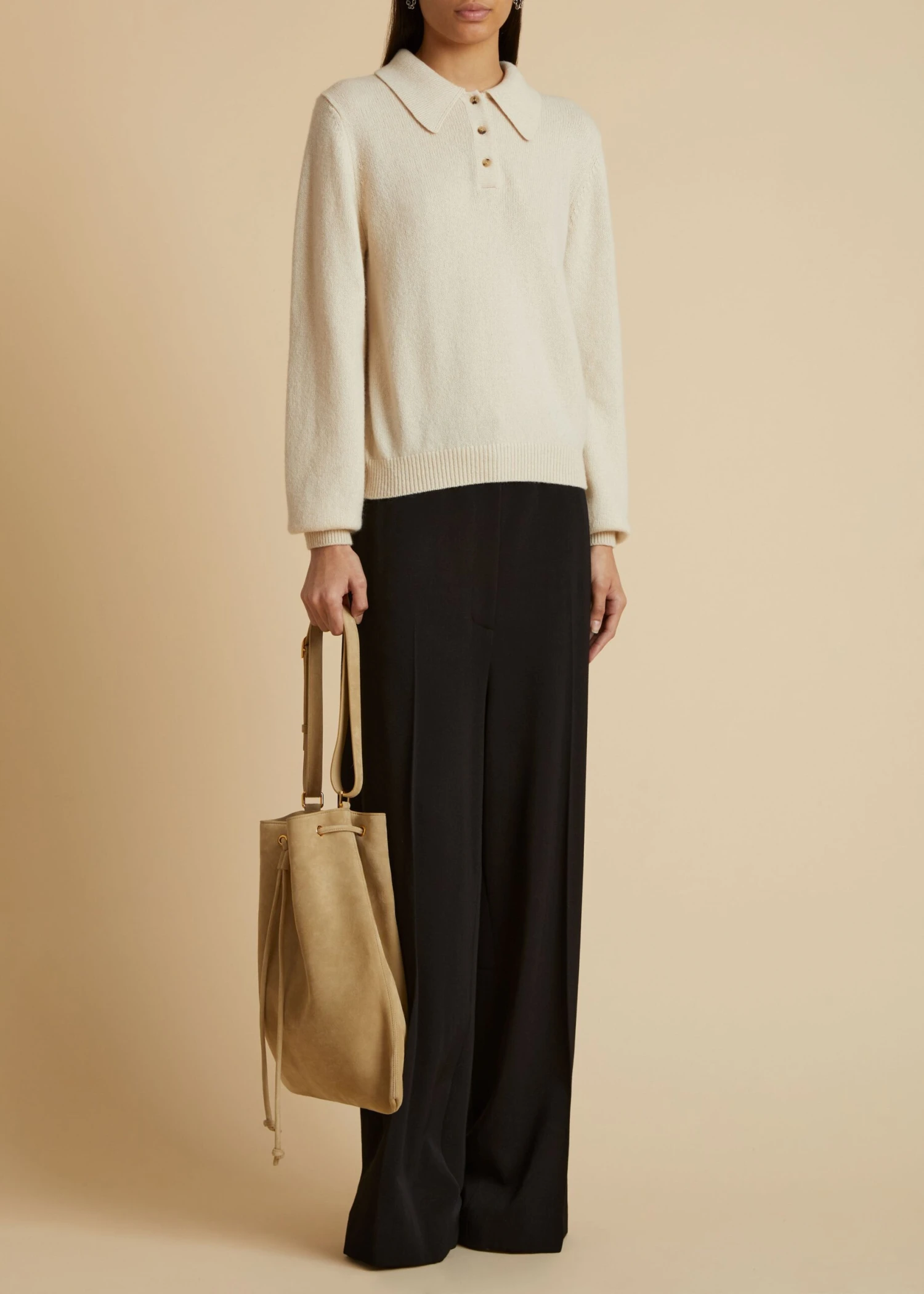 The Joey Sweater In Magnolia 2 The Joey Sweater In Magnolia - Image 2