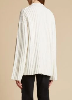 The Kat Sweater In Ivory -Fashion Girl Sales Shop KAT IVORY 0031