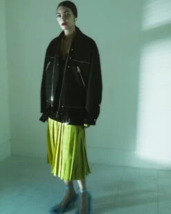 The Helli Dress In Chartreuse 12 The Helli Dress In Chartreuse -Fashion Girl Sales Shop KHAITEPF23HANNATVEITE 34