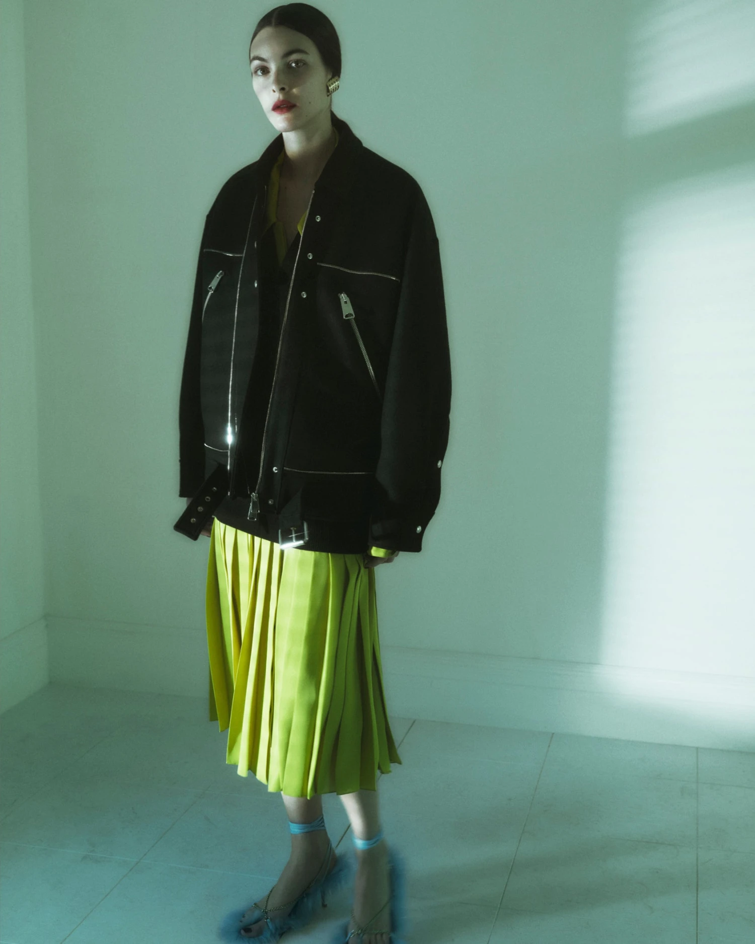 The Helli Dress In Chartreuse 6 The Helli Dress In Chartreuse - Image 6