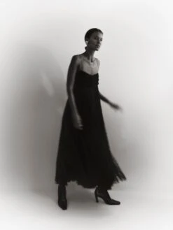 The Lally Dress In Black -Fashion Girl Sales Shop KHAITE PF23 EDITORIAL 1 LOOK10 1 LK feb3a449 dcd9 4303 9fda efd75ee5fa7b