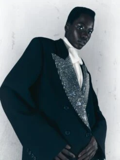 The Balton Blazer In Black With Crystals 12 The Balton Blazer In Black With Crystals -Fashion Girl Sales Shop KHAITE SP23 EDITORIAL 2 LOOK2 2 AO