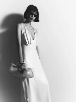 The Milo Dress In White Sequin -Fashion Girl Sales Shop KHAITE SP23 Runway BTS Look31 1 2 QF