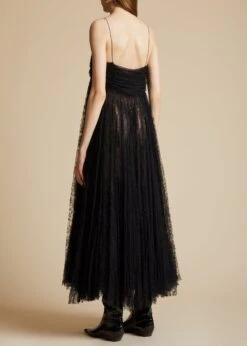 The Lally Dress In Black Lace 9 The Lally Dress In Black Lace -Fashion Girl Sales Shop LALLY BLACK LACE 0061