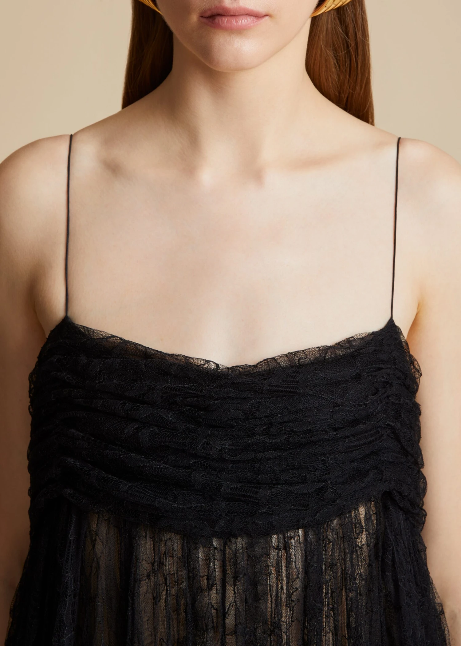 The Lally Dress In Black Lace 5 The Lally Dress In Black Lace - Image 5