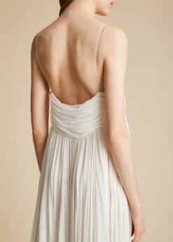 The Lally Dress In Cream -Fashion Girl Sales Shop LALLY CREAM 0055