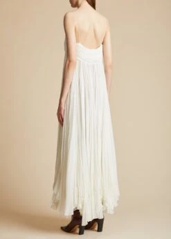 The Lally Dress In Cream -Fashion Girl Sales Shop LALLY CREAM 0060