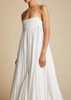 The Lally Dress In White -Fashion Girl Sales Shop LALLY WHITE 0079