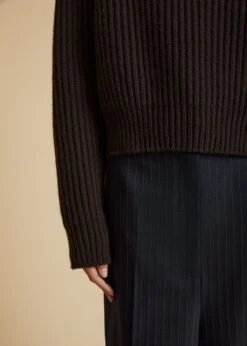 The Lanzino Sweater In Truffle -Fashion Girl Sales Shop LANZINO TRUFFLE 0034