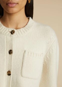 The Lavan Cardigan In Ivory -Fashion Girl Sales Shop LAVAN IVORY 0053