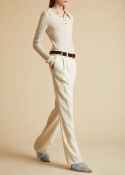 The Leaton Pant In Chalk