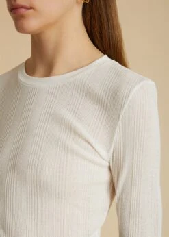 The Lenora Top In Cream -Fashion Girl Sales Shop LENORA CREAM 0014