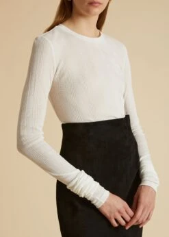 The Lenora Top In Cream -Fashion Girl Sales Shop LENORA CREAM 0024