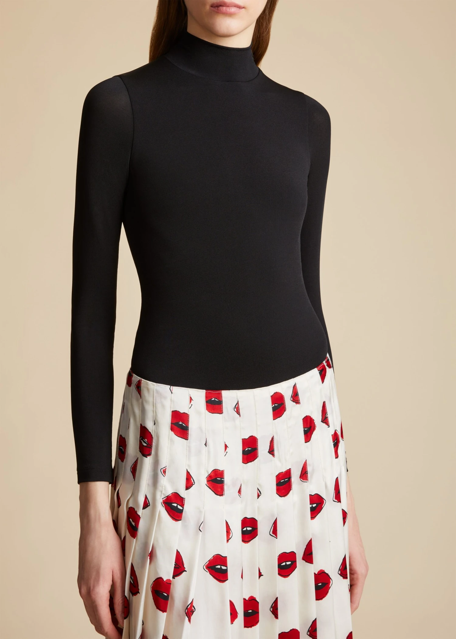 The Loyra Bodysuit In Black 2 The Loyra Bodysuit In Black - Image 2