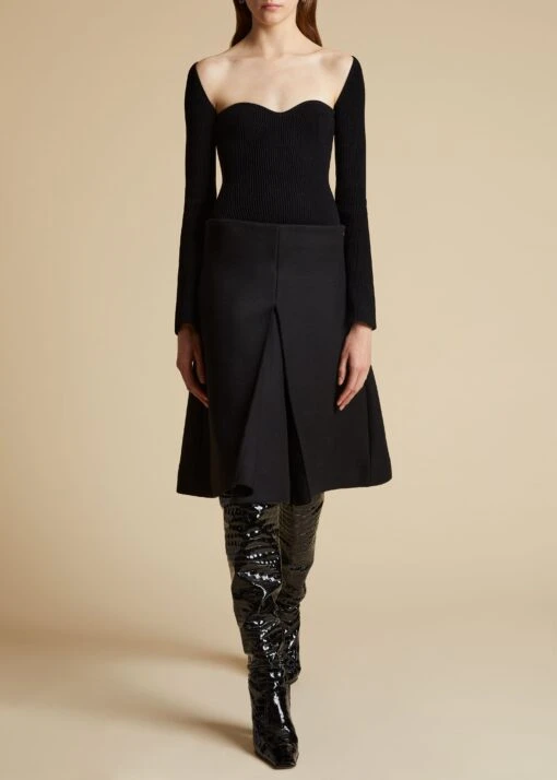 The Maddy Top In Black -Fashion Girl Sales Shop MADDY BLACK 0014