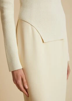 The Maddy Top In Ivory -Fashion Girl Sales Shop MADDY IVORY 0020