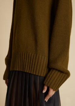 The Mae Sweater In Avocado -Fashion Girl Sales Shop MAE AVOCADO 0038