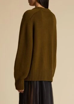 The Mae Sweater In Avocado -Fashion Girl Sales Shop MAE AVOCADO 0052