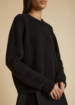 The Mae Sweater In Black 9 The Mae Sweater In Black -Fashion Girl Sales Shop MAE SWEATER BLACK 0021