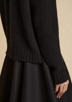 The Mae Sweater In Black 10 The Mae Sweater In Black -Fashion Girl Sales Shop MAE SWEATER BLACK 0031