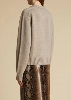 The Mae Sweater In Light Clay 8 The Mae Sweater In Light Clay -Fashion Girl Sales Shop MAE SWEATER LIGHTCLAY 0011