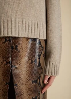 The Mae Sweater In Light Clay 10 The Mae Sweater In Light Clay -Fashion Girl Sales Shop MAE SWEATER LIGHTCLAY 0015