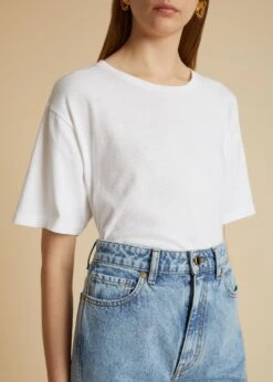 The Mae T-Shirt In White -Fashion Girl Sales Shop MAE TSHIRT WHITE 0032