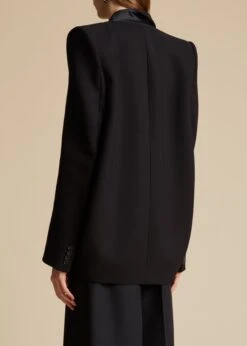 The Malek Blazer In Black -Fashion Girl Sales Shop MALEK BLACK 0033