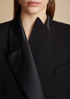 The Malek Blazer In Black -Fashion Girl Sales Shop MALEK BLACK 0048