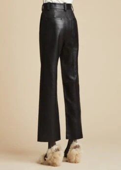 The Melie Pant In Black Leather -Fashion Girl Sales Shop MELIE BLACKLTHR 0046