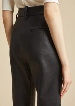 The Melie Pant In Black Leather -Fashion Girl Sales Shop MELIE BLACKLTHR 0047
