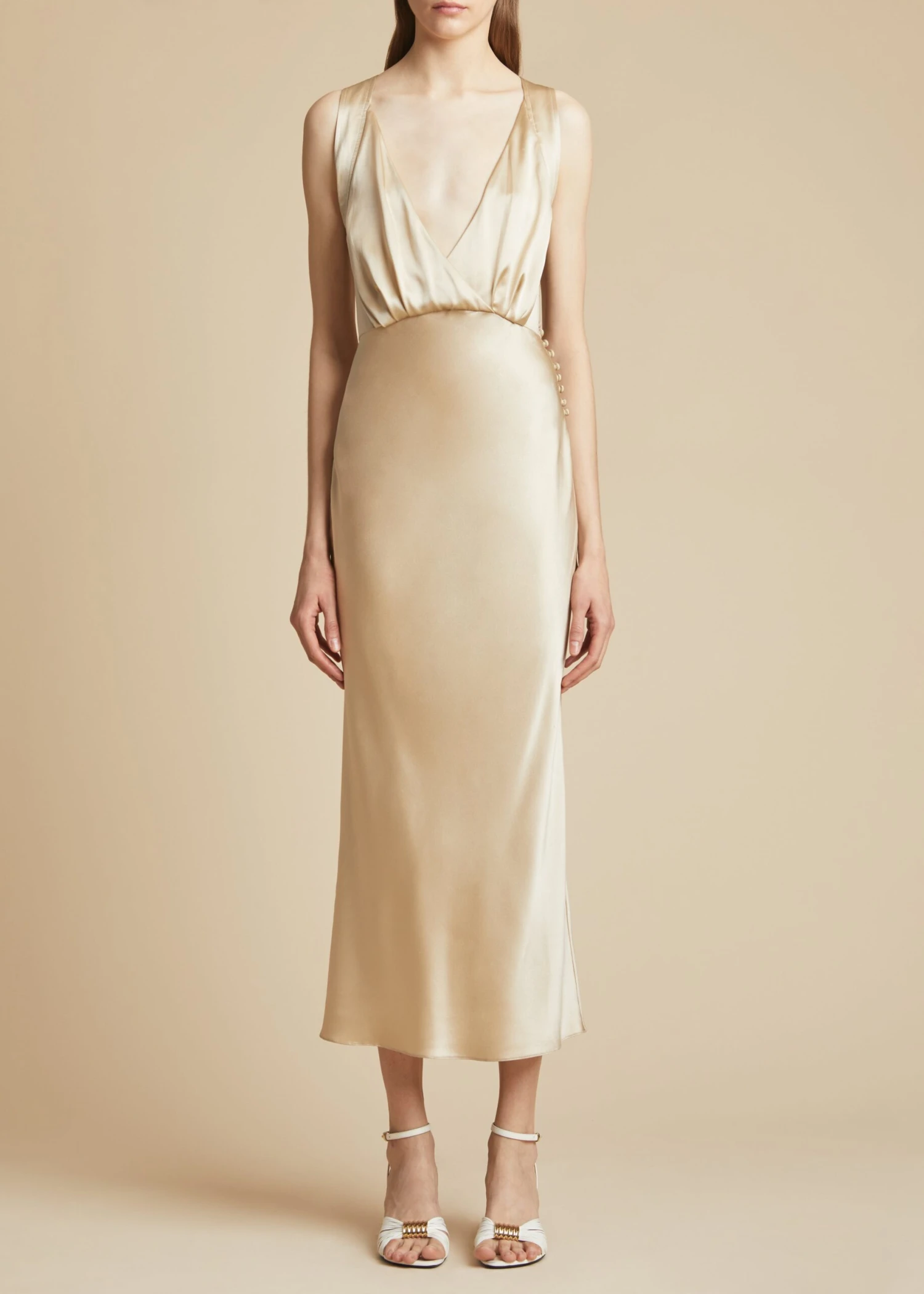 The Milo Dress In Ecru 2 The Milo Dress In Ecru - Image 2