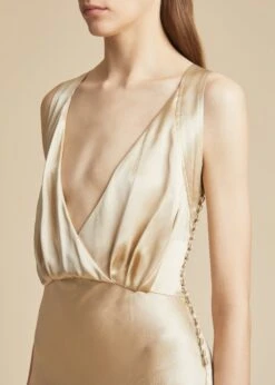 The Milo Dress In Ecru 9 The Milo Dress In Ecru -Fashion Girl Sales Shop MILO ECRU 0048