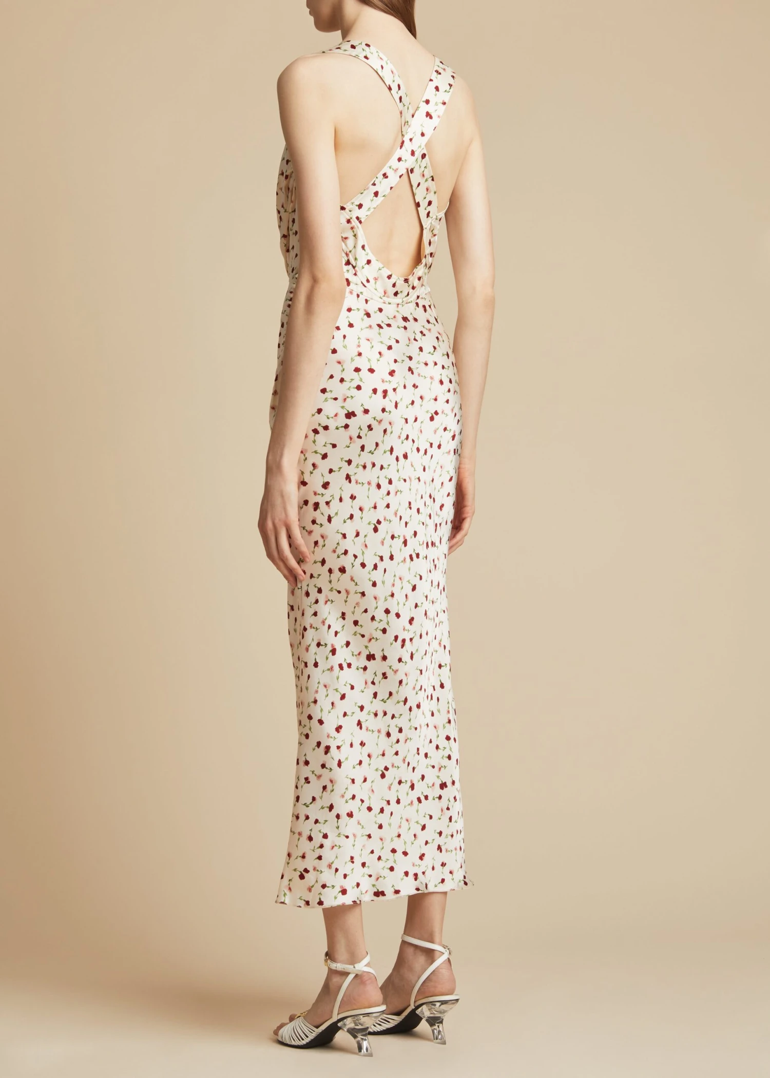 The Milo Dress In Rose Print 3 The Milo Dress In Rose Print - Image 3