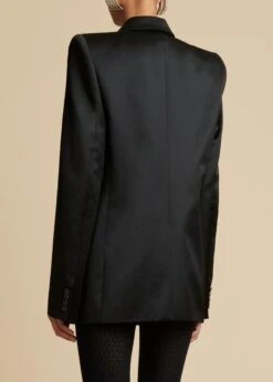 The Nathan Blazer In Black -Fashion Girl Sales Shop NATHAN BLACK 0098