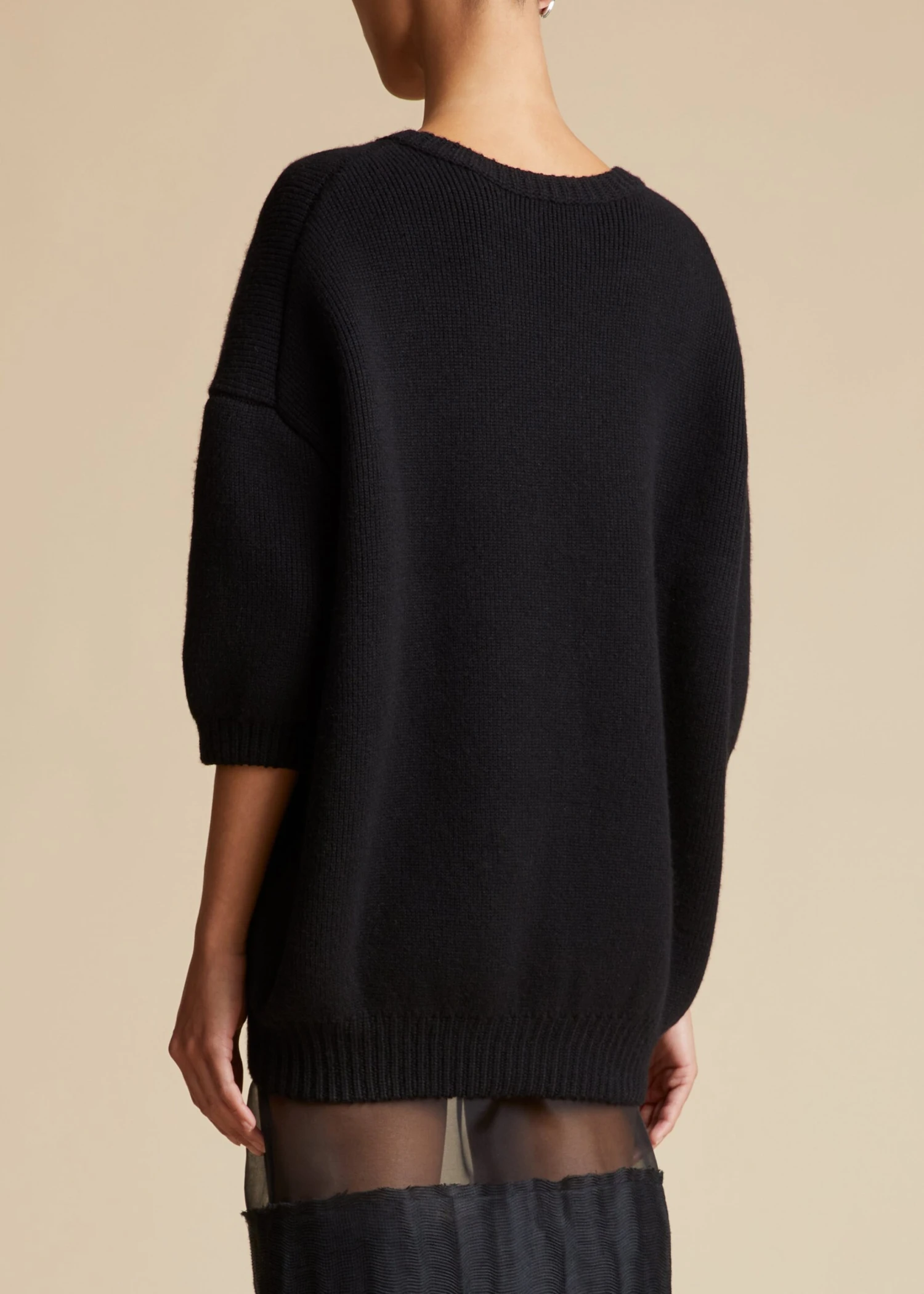 The Nere Sweater In Black 3 The Nere Sweater In Black - Image 3