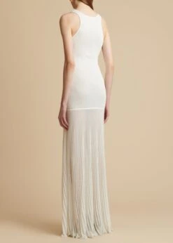 The Nivea Dress In White -Fashion Girl Sales Shop NIVEA WHITE 0019