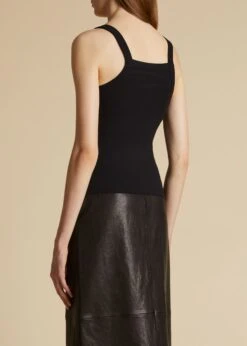 The Oylan Tank In Black 8 The Oylan Tank In Black -Fashion Girl Sales Shop OYLAN BLACK 0010