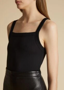 The Oylan Tank In Black 10 The Oylan Tank In Black -Fashion Girl Sales Shop OYLAN BLACK 0021
