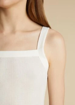 The Oylan Tank In Cream -Fashion Girl Sales Shop OYLAN CREAM 0035