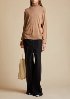 The Paco Top In Almond