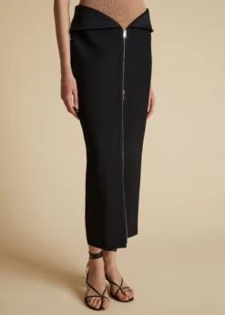 The Pepita Skirt In Black -Fashion Girl Sales Shop PEPITA BLACK 0025