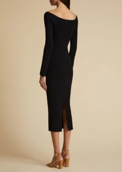The Pia Dress In Black -Fashion Girl Sales Shop PIA BLACK 0039
