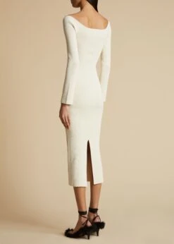 The Pia Dress In Ivory 8 The Pia Dress In Ivory -Fashion Girl Sales Shop PIA IVORY 0031