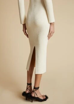 The Pia Dress In Ivory 9 The Pia Dress In Ivory -Fashion Girl Sales Shop PIA IVORY 0038