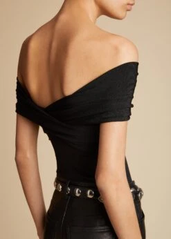 The Rafael Bodysuit In Black -Fashion Girl Sales Shop RAFAEL BLACK 0081